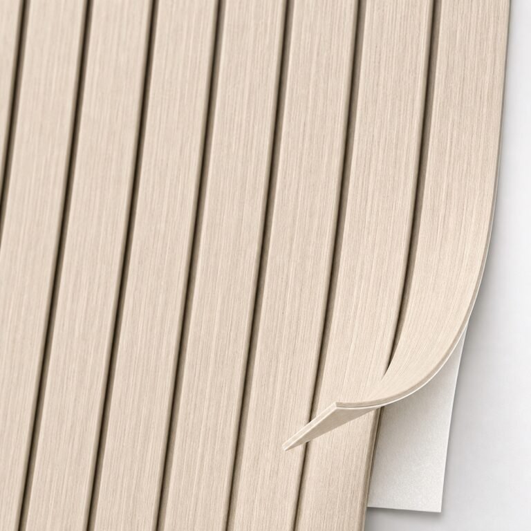 Placă autocolantă PVC pară - detaliu material