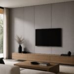 Placă PVC decorativă aur-negru - perete living