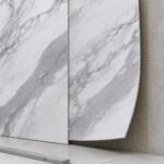 Placă PVC decorativă vulpe argintie - detaliu de montaj
