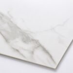 Placă PVC decorativă burtă de pește albă - detaliu finisaj