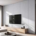 Placă PVC decorativă model X - perete living