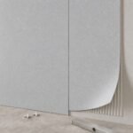 Placă PVC decorativă model X - detaliu de montaj
