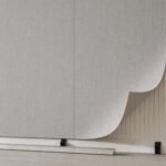 Placă PVC decorativă bec - detaliu de montaj
