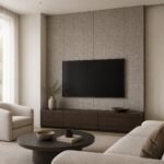 Placă PVC decorativă modă - perete living