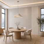 Placă PVC Modă cu accent autocolant PVC Subțire 1807 într-un dining contemporan