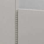 Placă PVC decorativă platină albă - detaliu de montaj