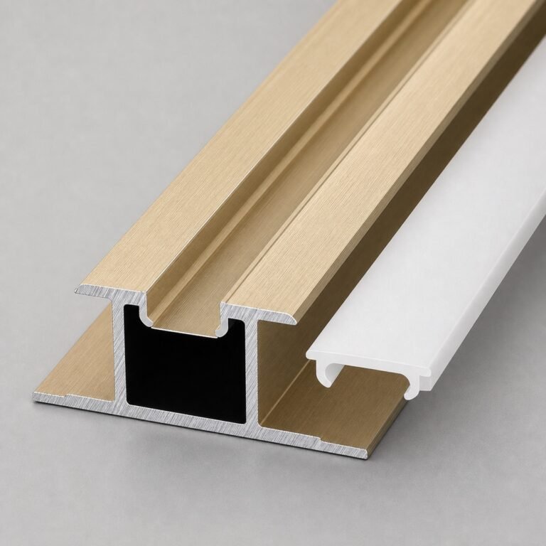 Profil aluminiu aur cu LED - detaliu profil