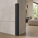 Profil aluminiu negru 3 m simplu - montat pe muchie