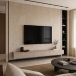 Profil aluminiu negru 3 m simplu - aplicat în interior