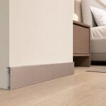 Profil aluminiu aur roz periat 6 cm - montaj în dormitor