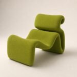 Fotoliu lounge Ribbon cu structură pliată – imagine principală generată