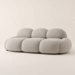 Canapea lounge Nube cu volume sculpturale – imagine principală generată