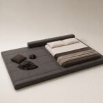 Pat modular Squaring cu platformă tip tatami, imagine principală generată