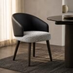 Scaun de dining tapițat Lawson Dining, imagine ambientală generată