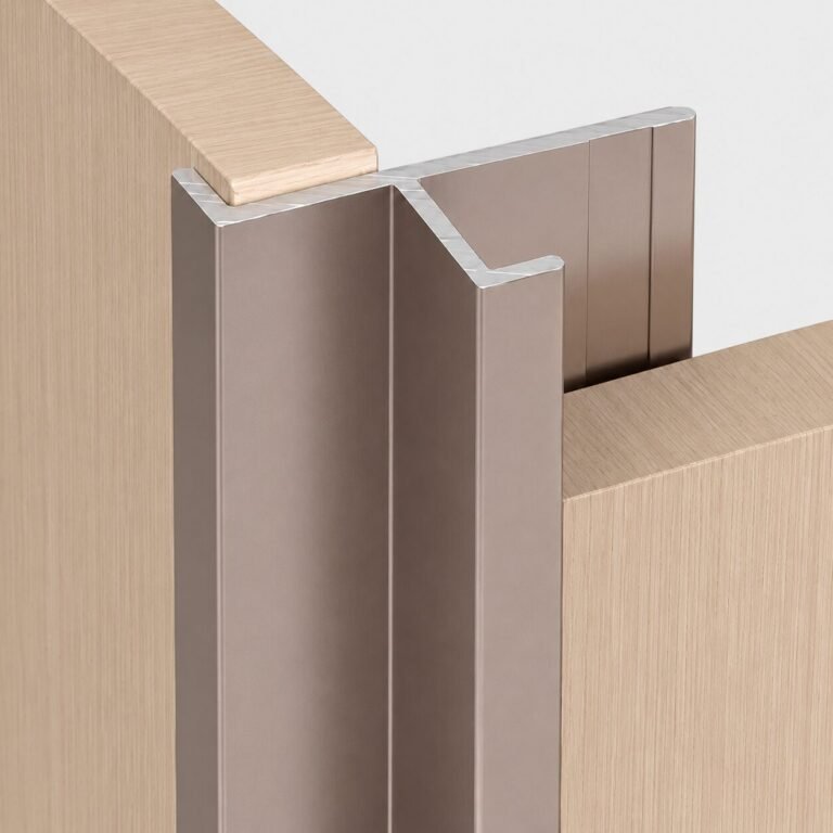 Profil metalic fluture aur roz 3 m - produs Dexin Construct