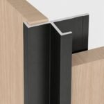 Profil metalic fluture negru 3 m - produs Dexin Construct