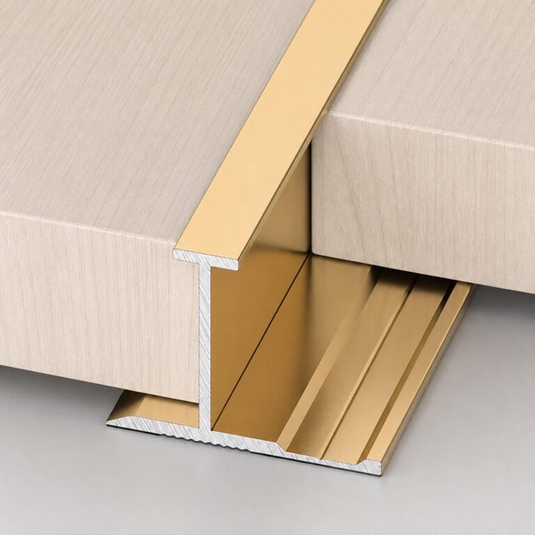 Profil aluminiu aur 3 m simplu - produs Dexin Construct