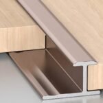 Profil aluminiu aur roz 3 m simplu - produs Dexin Construct