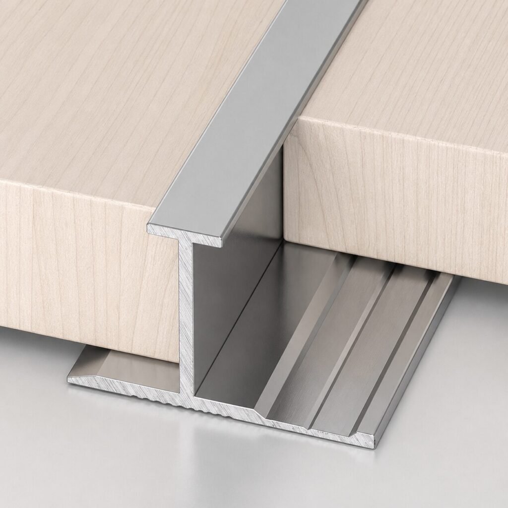 Profil aluminiu gri 3 m simplu - produs Dexin Construct