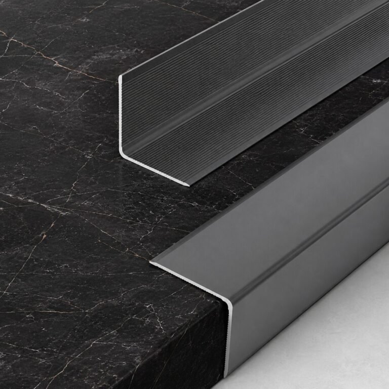 Profil aluminiu negru 3 m simplu - produs Dexin Construct