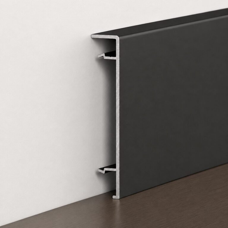 Profil aluminiu negru 6 cm - produs Dexin Construct