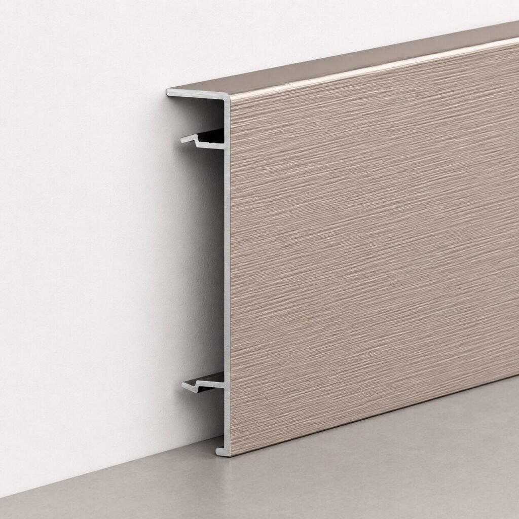 Profil aluminiu aur roz periat 8 cm - produs Dexin Construct