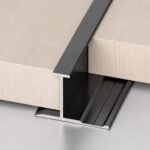 Profil aluminiu negru simplu 8 cm - produs Dexin Construct