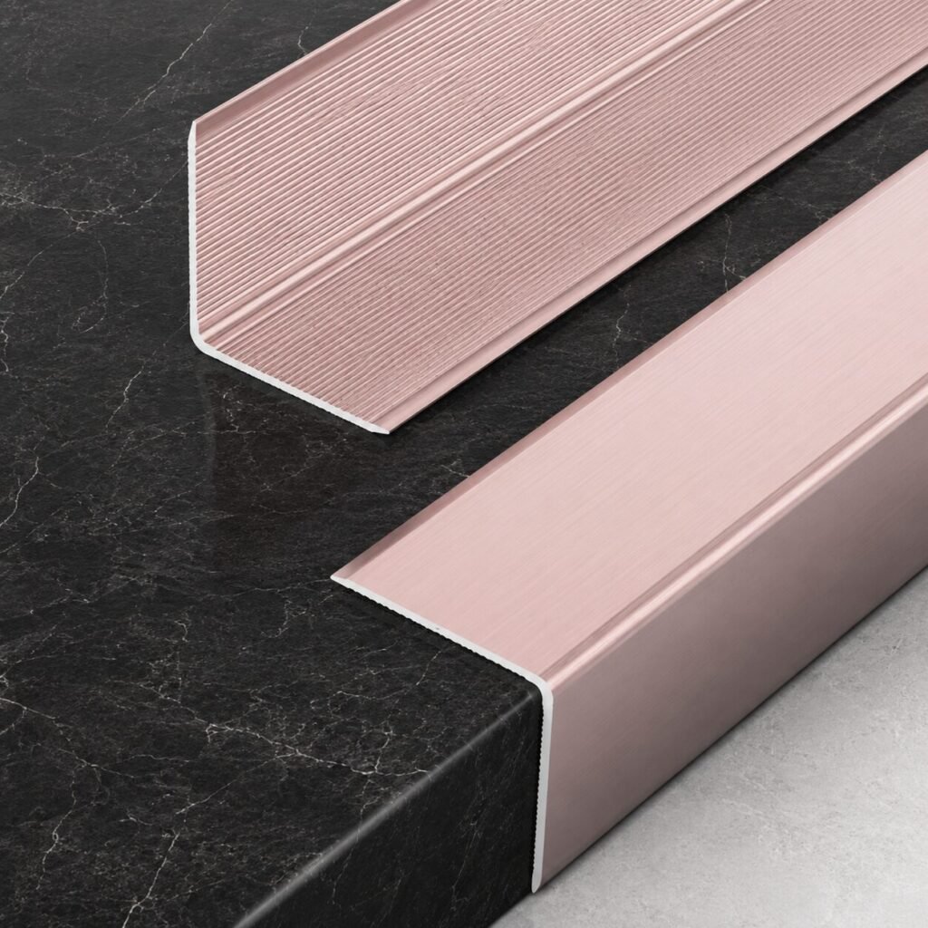 Profil metalic aur roz 3 x 3 cm 3 m - produs Dexin Construct