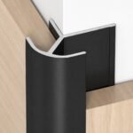 Profil metalic colțar rotund negru 3 m - produs Dexin Construct