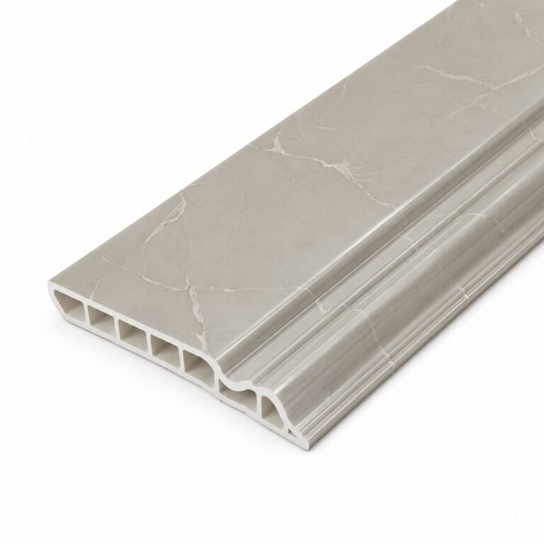 Plintă PVC cu accesorii cenușă de rocă - produs Dexin Construct