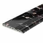 Plintă PVC cu accesorii floare de aur negru - produs Dexin Construct