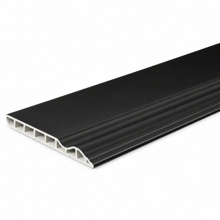Plintă PVC cu accesorii negru - produs Dexin Construct