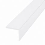Profil PVC colț alb lucios - produs Dexin Construct