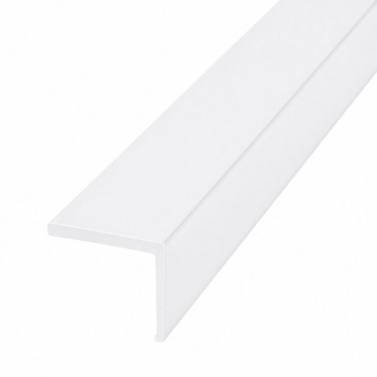Profil PVC colț alb lucios - produs Dexin Construct