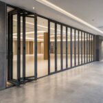 Uși din aluminiu cu vitraj pentru deschidere amplă