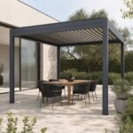 Pergolă bioclimatică din aluminiu pentru terasă